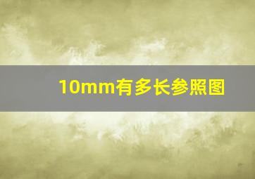 10mm有多长参照图