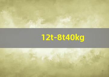 12t-8t40kg