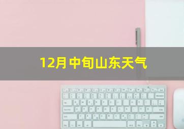 12月中旬山东天气