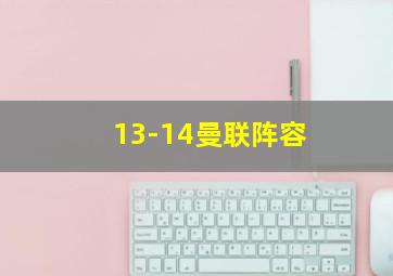 13-14曼联阵容