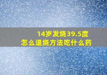 14岁发烧39.5度怎么退烧方法吃什么药