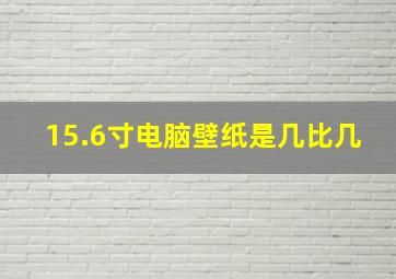 15.6寸电脑壁纸是几比几