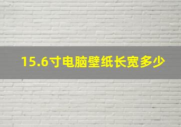 15.6寸电脑壁纸长宽多少