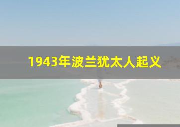 1943年波兰犹太人起义