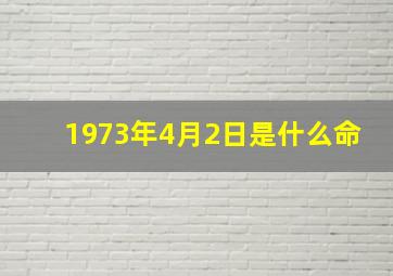 1973年4月2日是什么命