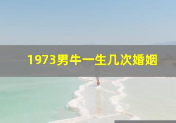 1973男牛一生几次婚姻