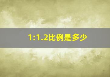 1:1.2比例是多少