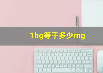 1hg等于多少mg