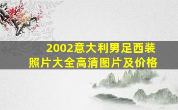 2002意大利男足西装照片大全高清图片及价格