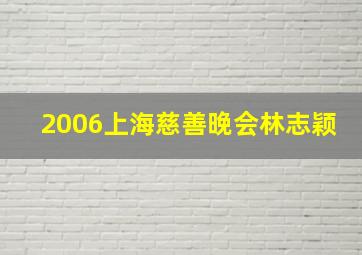 2006上海慈善晚会林志颖