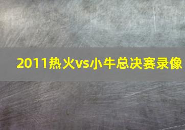 2011热火vs小牛总决赛录像