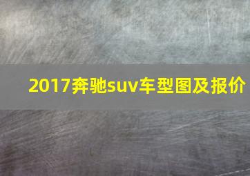 2017奔驰suv车型图及报价