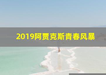 2019阿贾克斯青春风暴