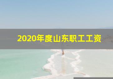 2020年度山东职工工资