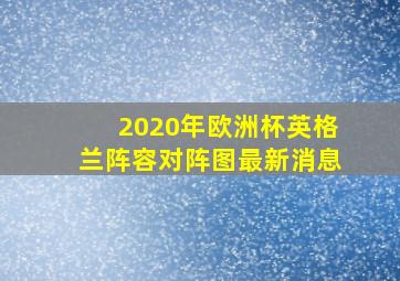 2020年欧洲杯英格兰阵容对阵图最新消息