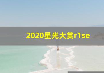 2020星光大赏r1se