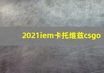 2021iem卡托维兹csgo