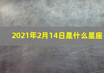 2021年2月14日是什么星座