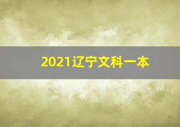 2021辽宁文科一本