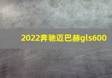 2022奔驰迈巴赫gls600