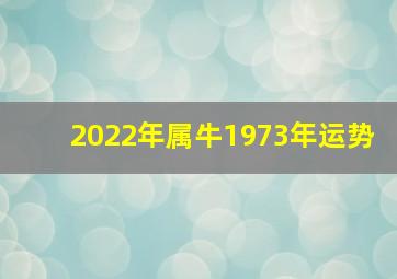 2022年属牛1973年运势