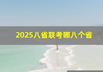 2025八省联考哪八个省