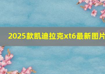 2025款凯迪拉克xt6最新图片