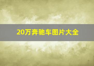 20万奔驰车图片大全