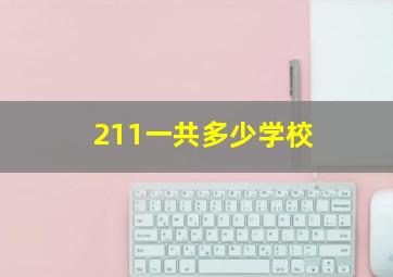 211一共多少学校