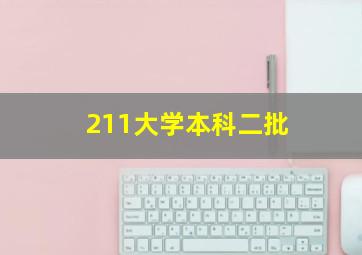 211大学本科二批