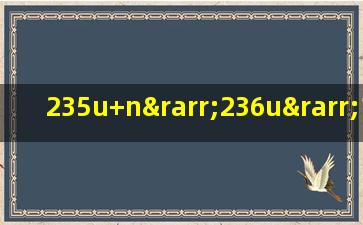 235u+n→236u→135xe+95sr+2n