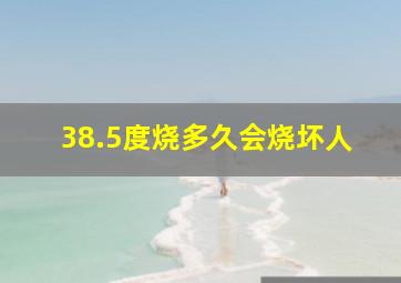 38.5度烧多久会烧坏人