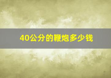 40公分的鞭炮多少钱