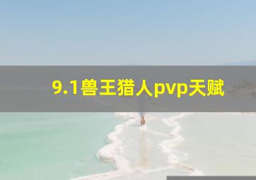 9.1兽王猎人pvp天赋