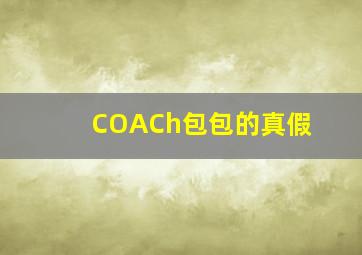 COACh包包的真假