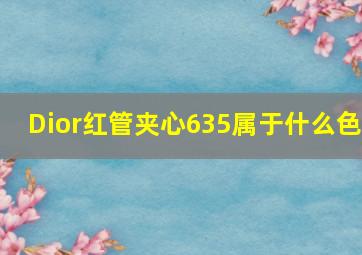 Dior红管夹心635属于什么色