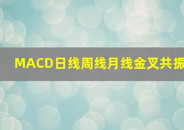 MACD日线周线月线金叉共振