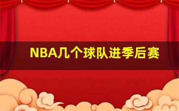 NBA几个球队进季后赛