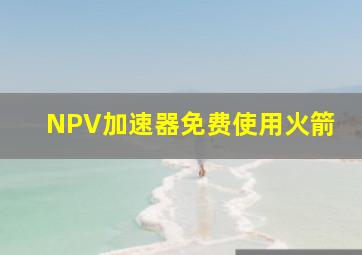 NPV加速器免费使用火箭