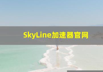 SkyLine加速器官网