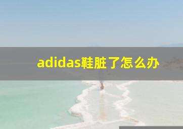 adidas鞋脏了怎么办