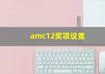 amc12奖项设置