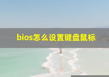 bios怎么设置键盘鼠标