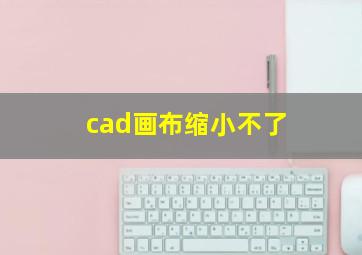 cad画布缩小不了