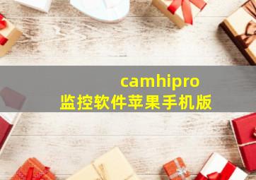 camhipro监控软件苹果手机版