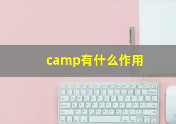 camp有什么作用