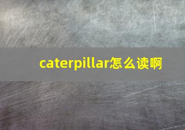 caterpillar怎么读啊