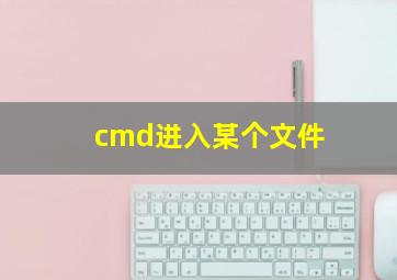 cmd进入某个文件