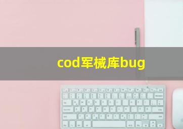 cod军械库bug