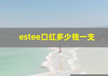 estee口红多少钱一支